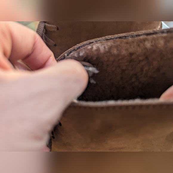 NEW JCrew MacAlister shearling-lined suede boots - Auburn - Size 8.5 Mens - Picture 8 of 14